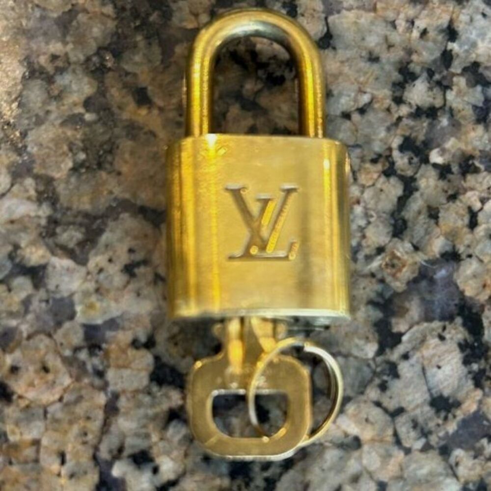 Louis Vuitton Gold Lock and Key